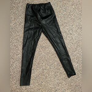 WORN once RDI Black Leather Leggings S